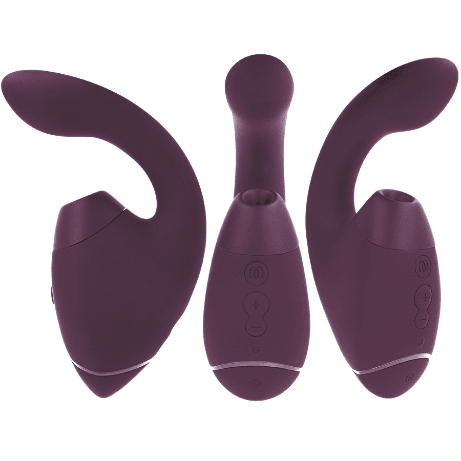 WOMANIZER - DUO NEXT DUAL CLITORAL & G-SPOT STIMULATOR DARK PURPLE 2