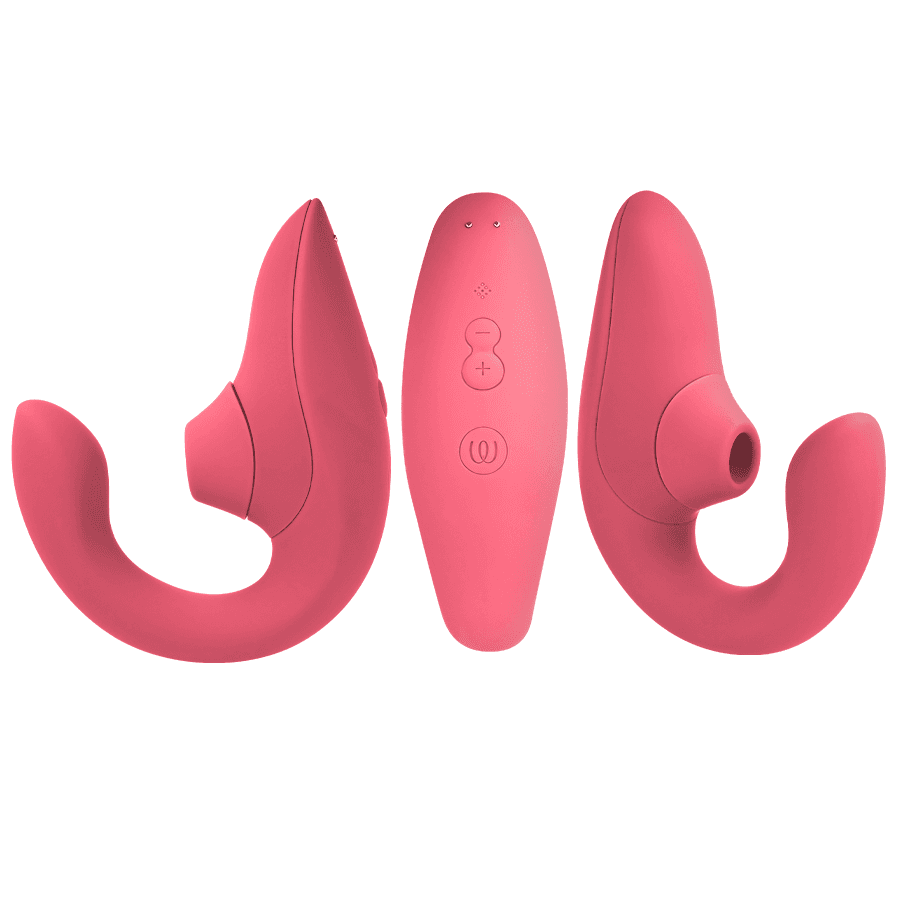 WOMANIZER - BLEND RABBIT VIBRATOR STIMULATOR VIBRANT ROSE 2
