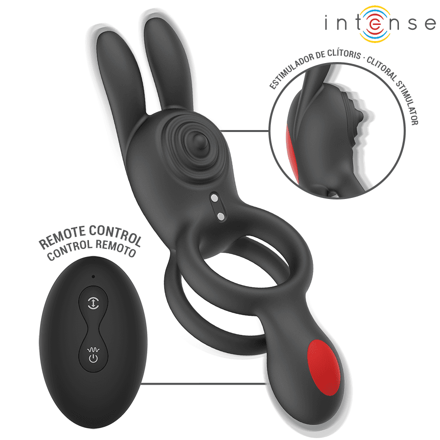 INTENSE - QUINN DOUBLE VIBRATION RING REMOTE CONTROL 5
