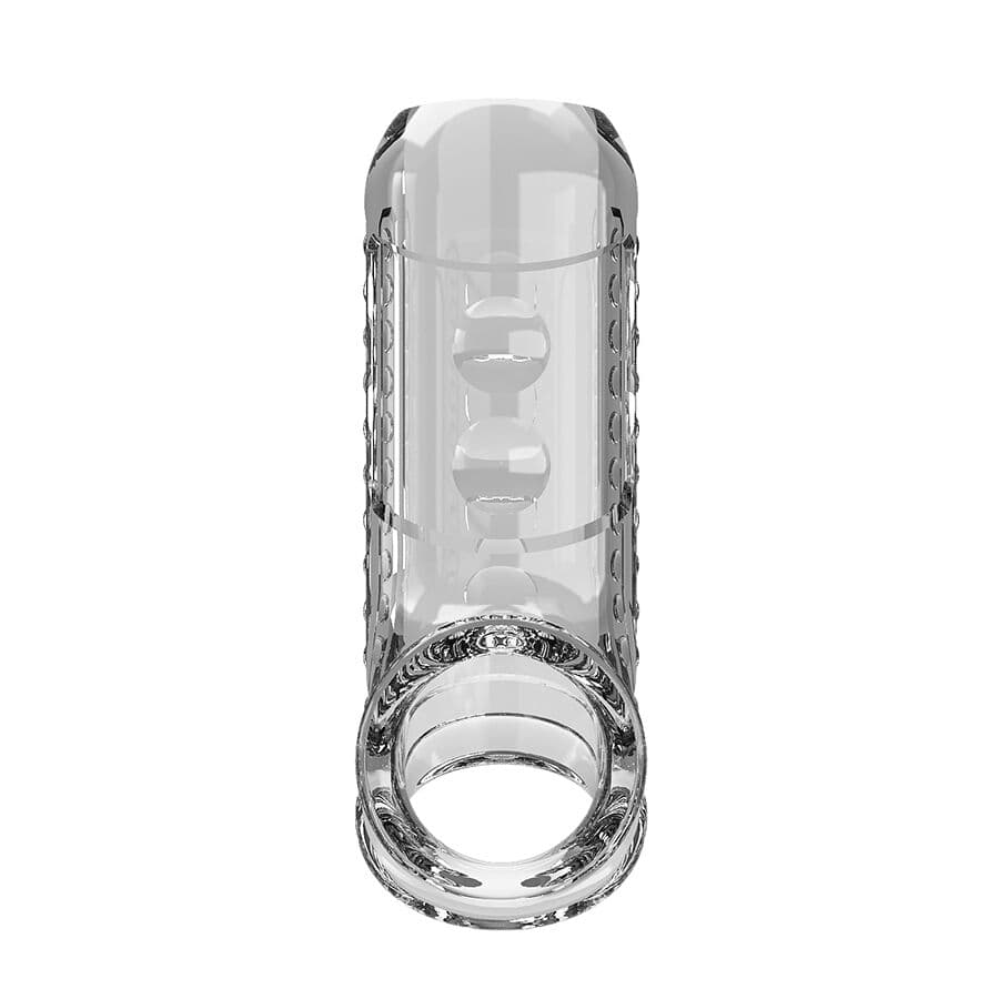 PRETTY LOVE - TRANSPARENT TEXTURED PENIS SHEATH 3