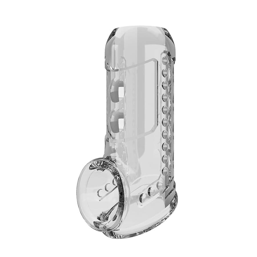 PRETTY LOVE - TRANSPARENT TEXTURED PENIS SHEATH 2