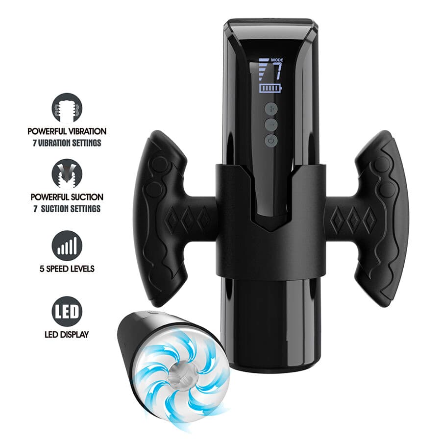 PRETTY LOVE - LARISSA SUCTION MASTURBATOR WITH VIBRATION + SUPPORT 2