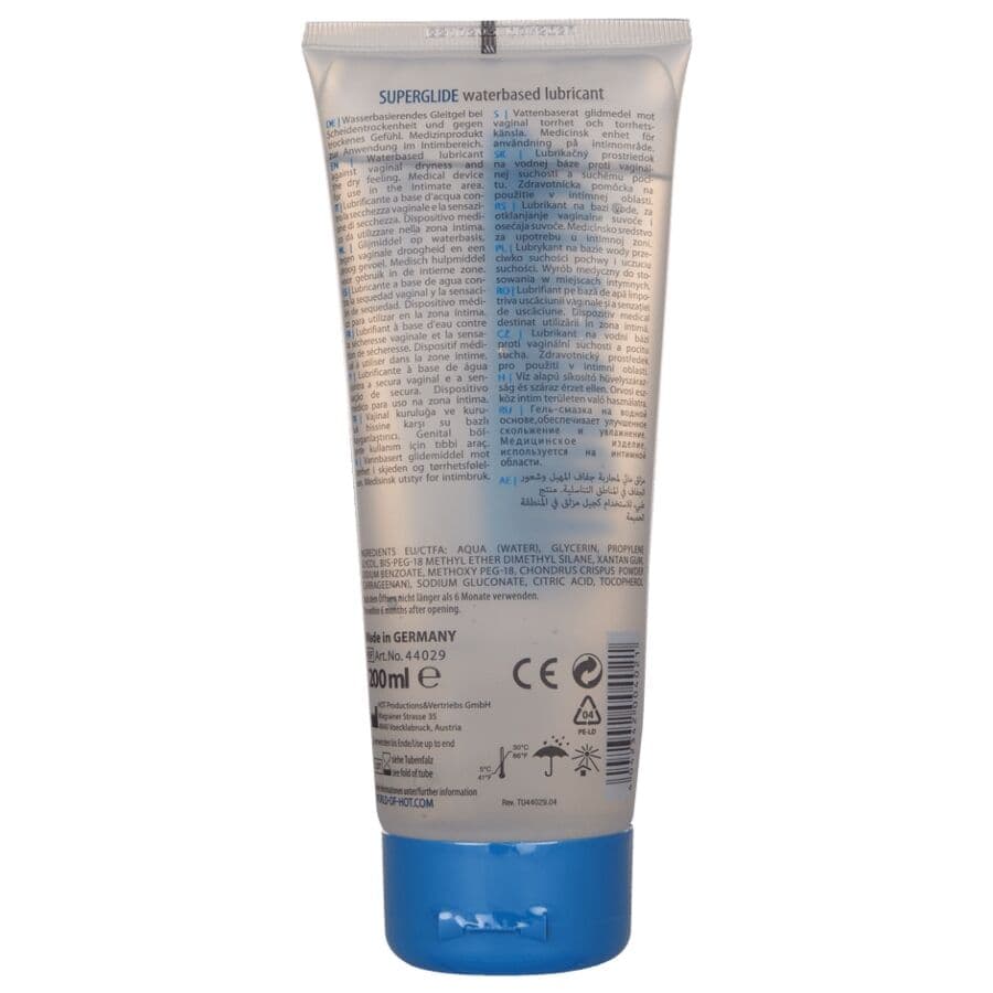 HOT - SUPERGLIDE LIQUID PLEASURE WATERBASED LUBRICANT 200 ML 2