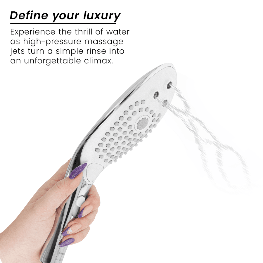WOMANIZER - WAVE CLITORAL STIMULATING SHOWER HEAD CHROME 3