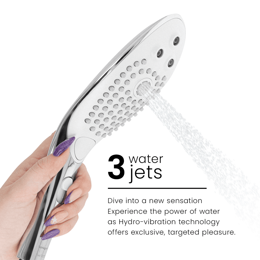 WOMANIZER - WAVE CLITORAL STIMULATING SHOWER HEAD CHROME 5