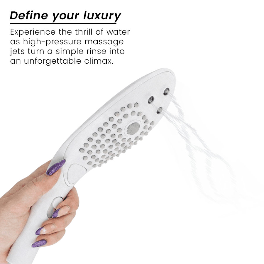 WOMANIZER - WAVE CLITORAL STIMULATING SHOWER HEAD WHITE 3