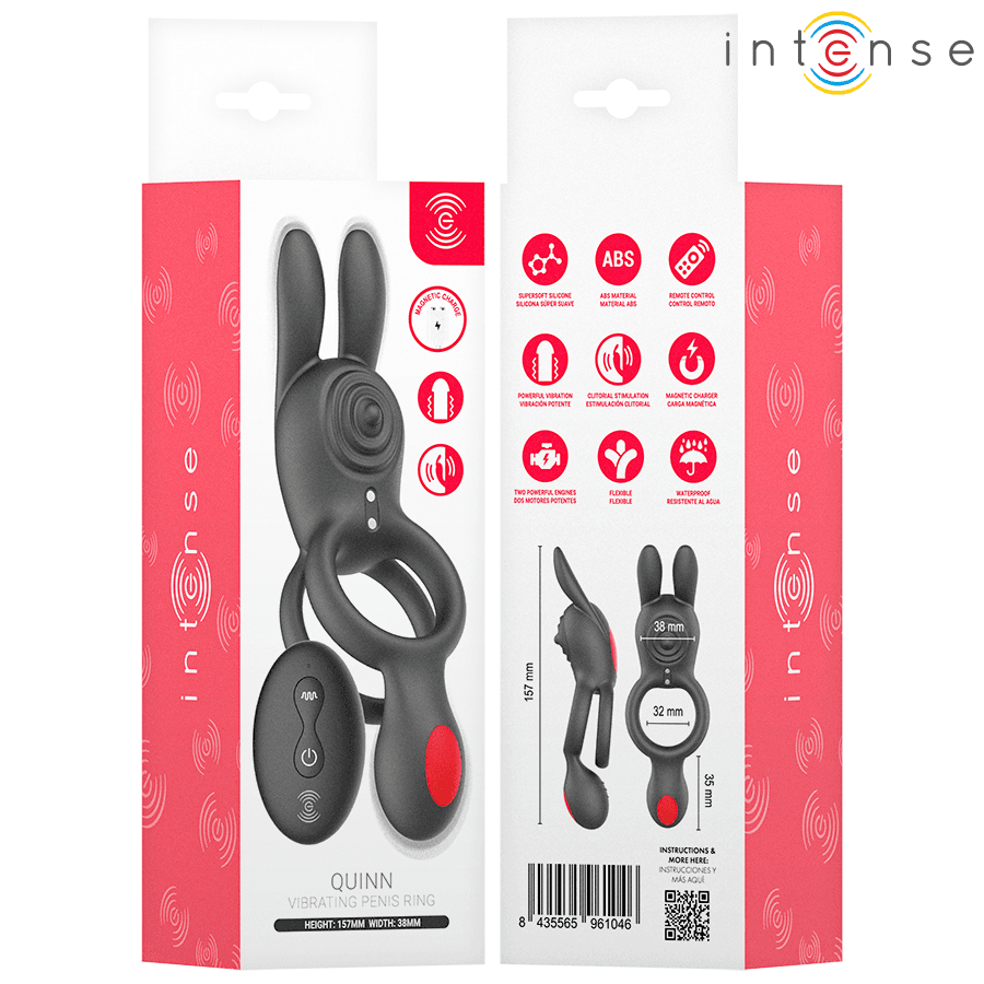 INTENSE - QUINN DOUBLE VIBRATION RING REMOTE CONTROL 4