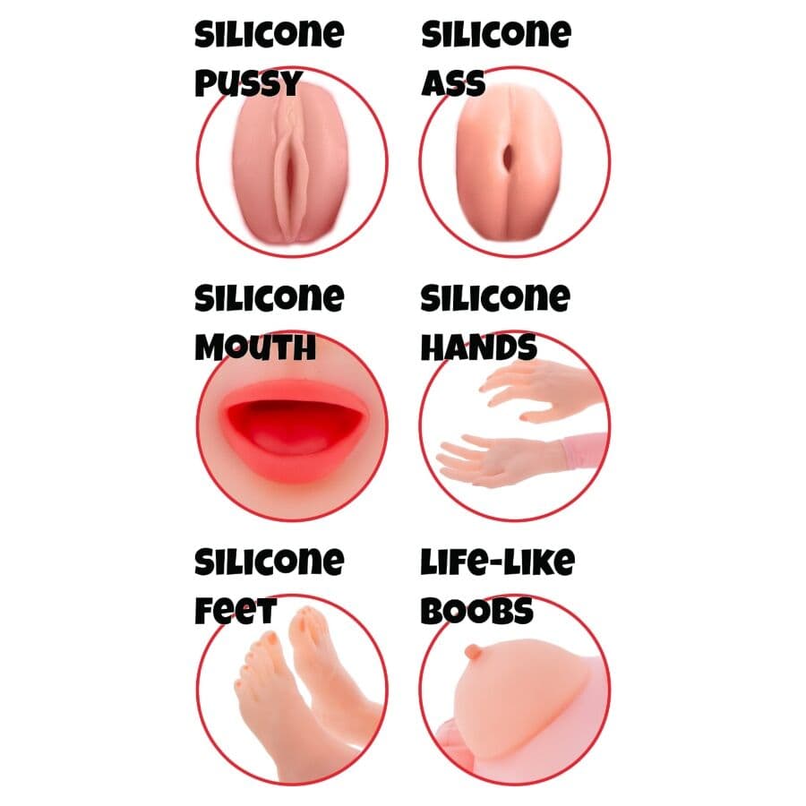 HIDDEN DESIRE - LUSTY LOLA INFLATABLE DOLL 145 CM 3