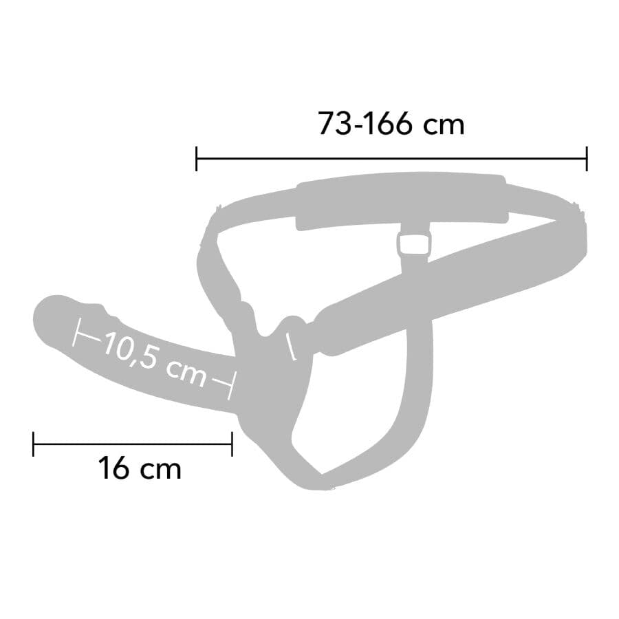 HIDDEN DESIRE - INFERNO VIBRATING PENIS SLEEVE STRAP-ON  16 CM 2