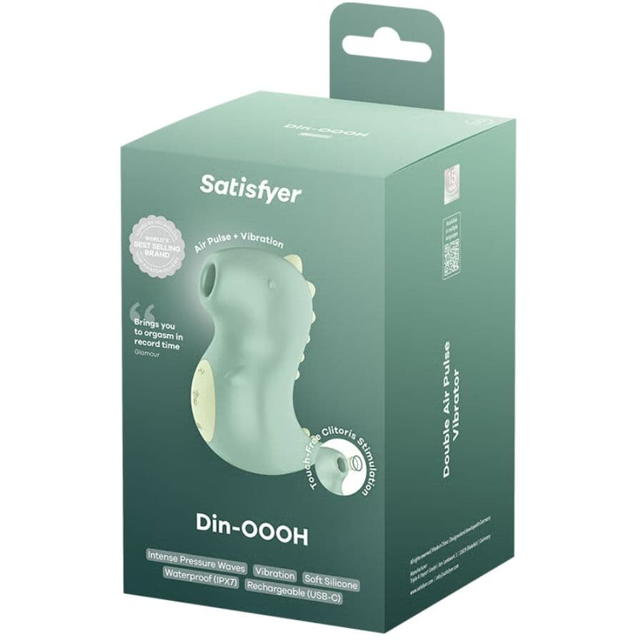 SATISFYER - DIN-OOOH VIBRATOR & AIR PULSE STIMULATOR 5
