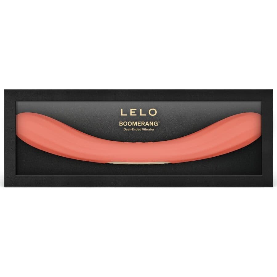 LELO - BOOMERANG DOUBLE ENDED VIBRATOR CORAL RED 4