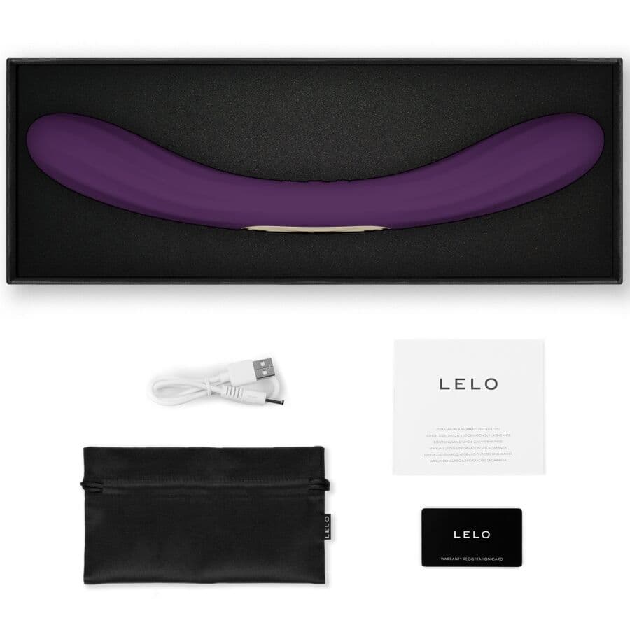 LELO - BOOMERANG DOUBLE ENDED VIBRATOR PURPLE 4
