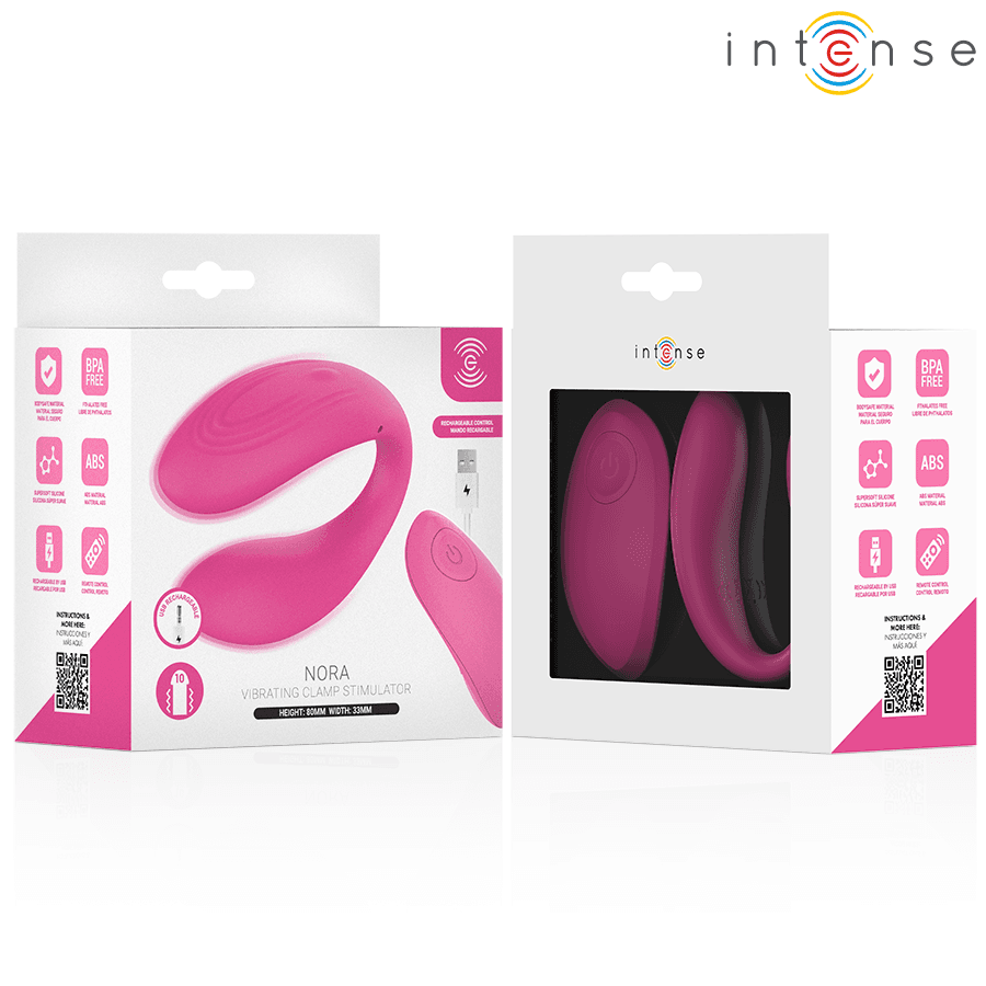 INTENSE - NORA VIBRATING CLAMP STIMULATOR PINK 5