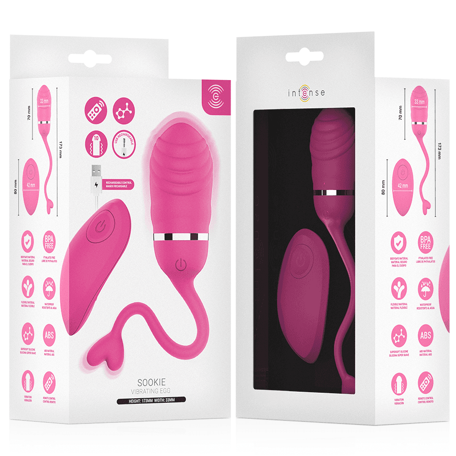 INTENSE - SOOKIE REMOTE CONTROL VIBRATING EGG PINK 5