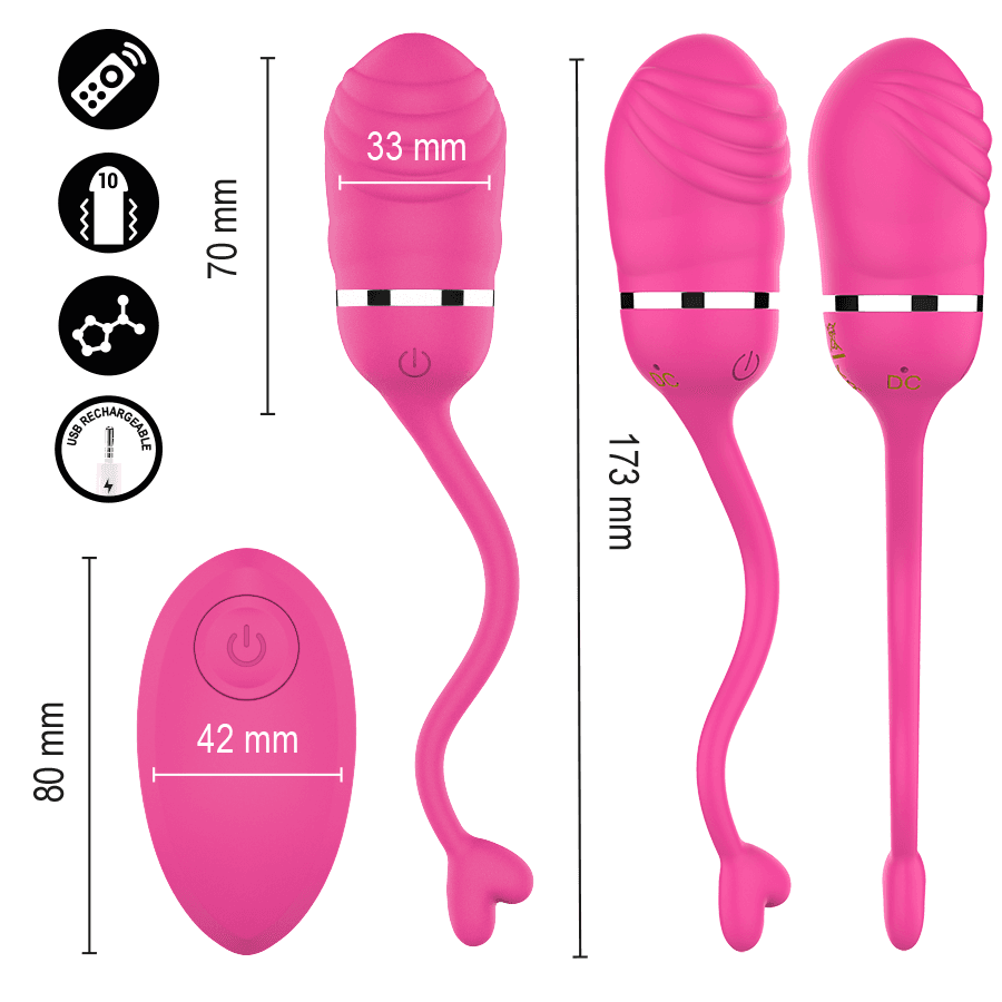 INTENSE - SOOKIE REMOTE CONTROL VIBRATING EGG PINK 4