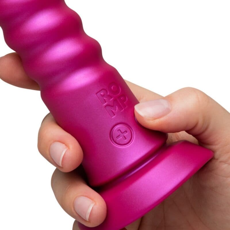 ROMP - JIGGLE UP AND DOWN VIBRATOR WITH PINK SUCTION CUP 4
