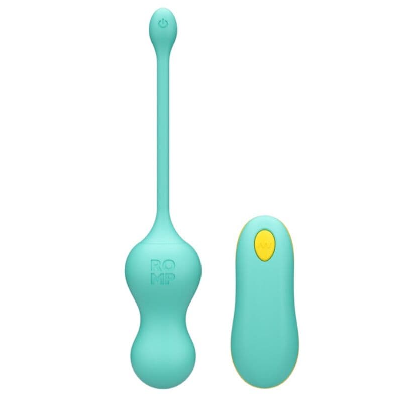 ROMP - CELLO MULTIFUNCTION VIBRATING EGG TURQUOISE REMOTE CONTROL 2