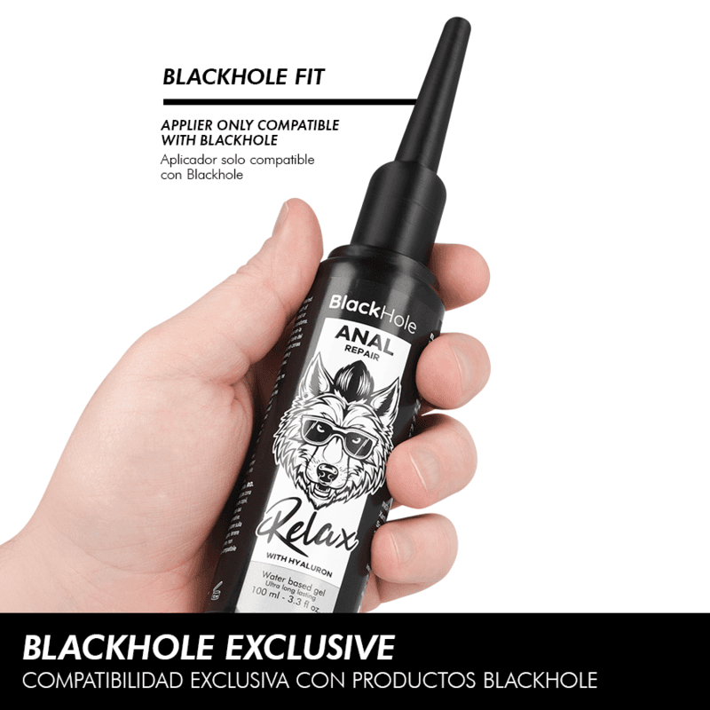 BLACK HOLE - ANAL LUBE APPLIER  L SIZE 100 ML 3