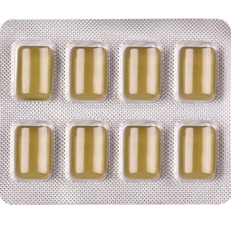 WUG DIET - SUGAR-FREE FUNCTIONAL MINT GUM BLISTER 8 PCS 4