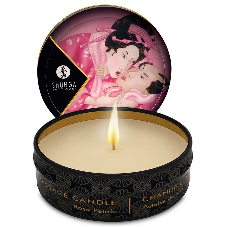 SHUNGA - MINI CARESS BY CANDLELIGHT DISPLAY MASSAGE CANDLES 24 UNITS 2