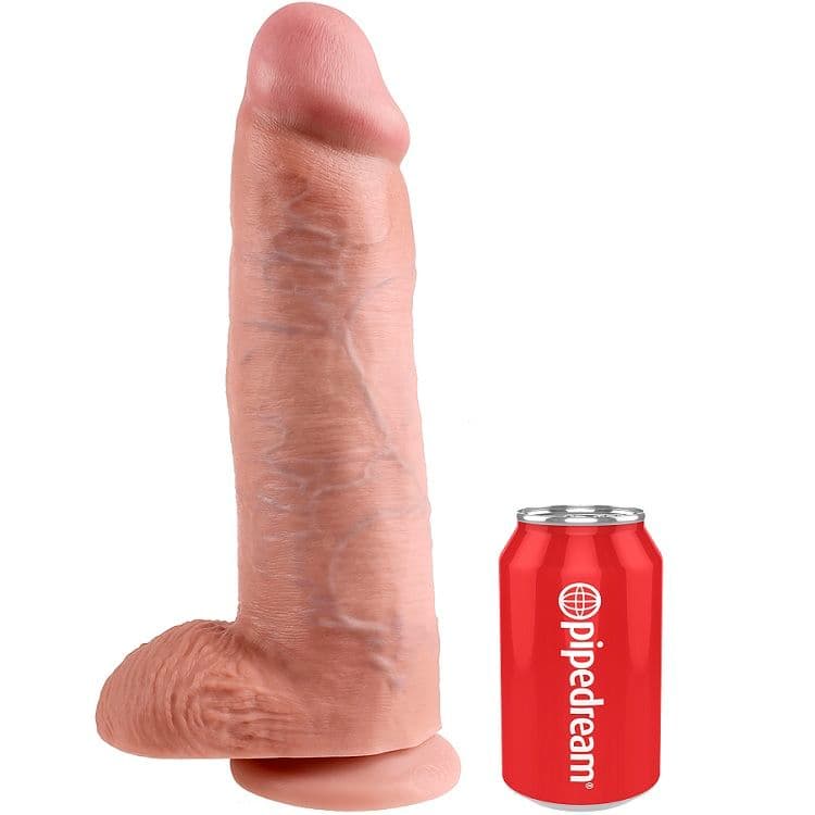KING COCK - 12 DILDO FLESH WITH BALLS 30.48 CM 4