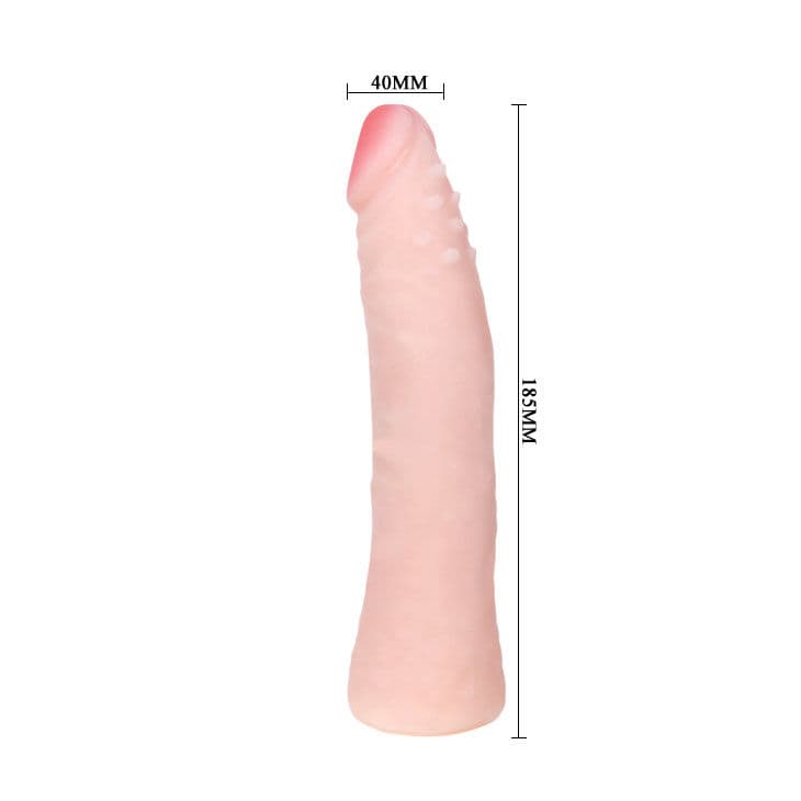BAILE - REALISTIC SKIN TOUCH SILICONE DILDO 19 CM RANDOM BOX COLOR 5