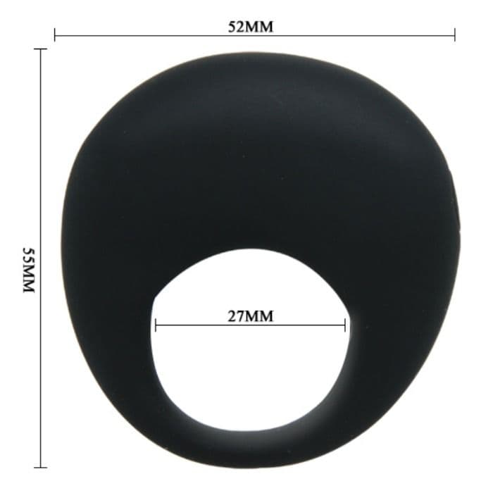 PRETTY LOVE - TRAP VIBRATOR RING BLACK 5