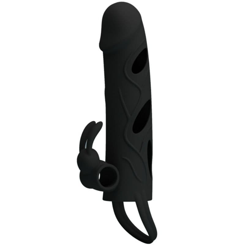 PRETTY LOVE - SILICONE COVER WITH VIBRATION 14 CM 1.0 2