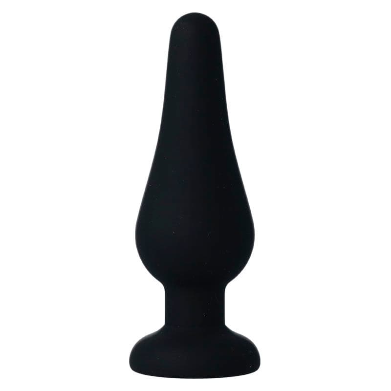 INTENSE - ANAL PLUG PIPO M BLACK SILICONE 11 CM 2