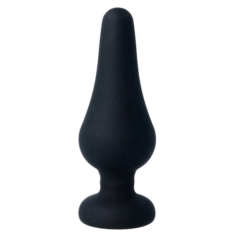INTENSE - ANAL PLUG PIPO L BLACK SILICONE 13 CM 5