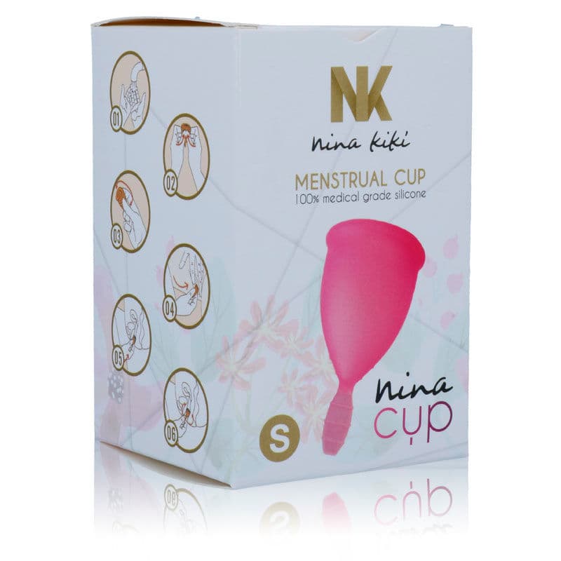 NINA KIKÍ - MENSTRUAL CUP PINK - SIZE S 2
