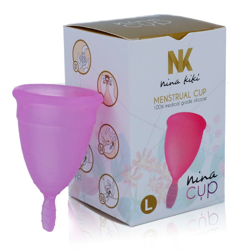 NINA KIKÍ - MENSTRUAL CUP PURPLE - SIZE L 4