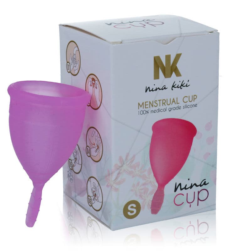 NINA KIKÍ - MENSTRUAL CUP PURPLE - SIZE S 4
