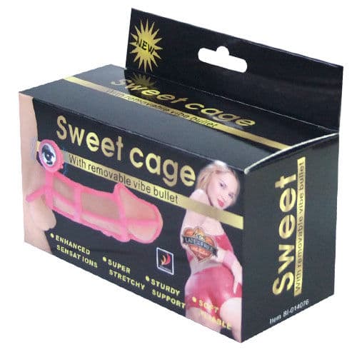 BAILE - SWEET 10 RHYTHMS SILICONE COVER AND RING FOR THE PINK PENIS 3