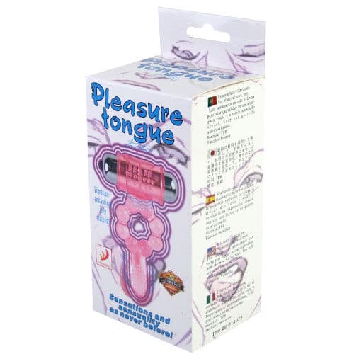 BAILE - SILICONE RING 10 TONGUE RHYTHMS WITH PINK VIBRATION 5