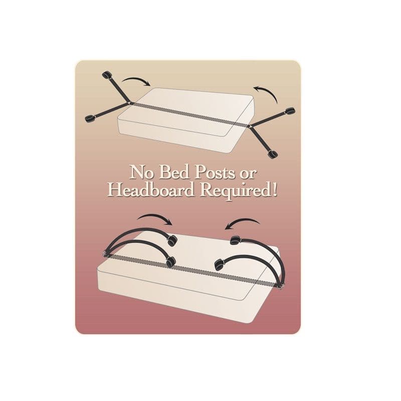 FETISH FANTASY SERIES - BED BINDINGS RESTRAINT KIT 3