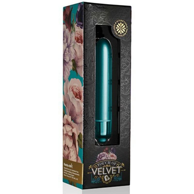 ROCKS-OFF - VIBRATING BULLET TOUCH OF VELVET PEACOCK PETALS 2