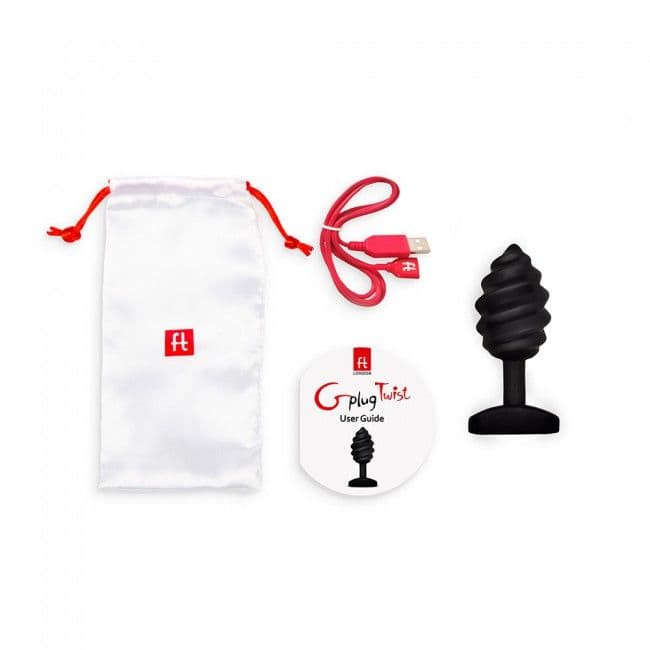 G-VIBE - GPLUG TWIST WITH VIBRATION BLACK 2