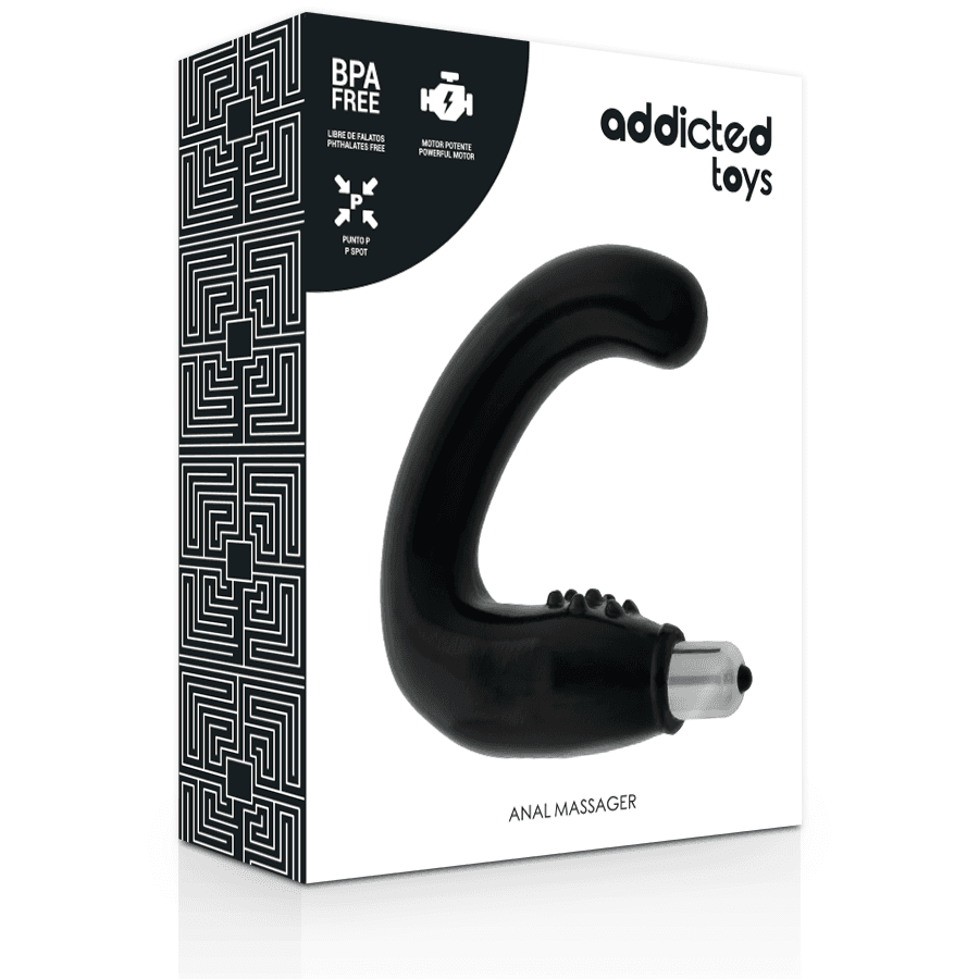 ADDICTED TOYS - ANAL MASSAGER BLACK 3