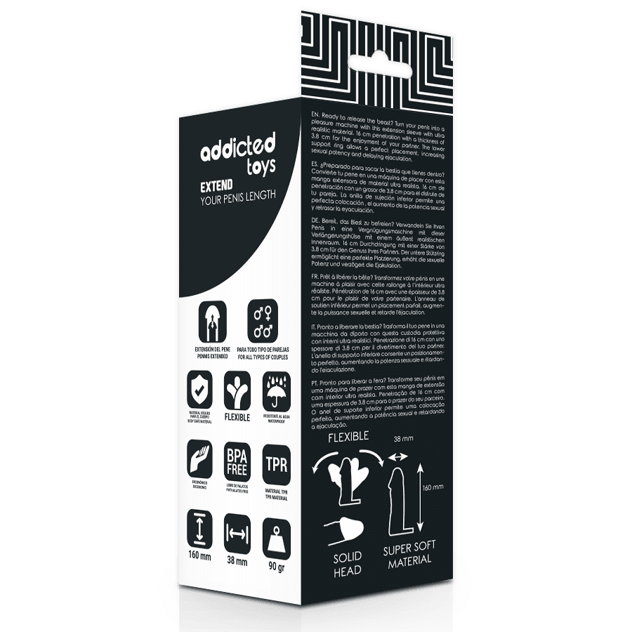 ADDICTED TOYS - EXTEND YOUR PENIS 16 CM 4
