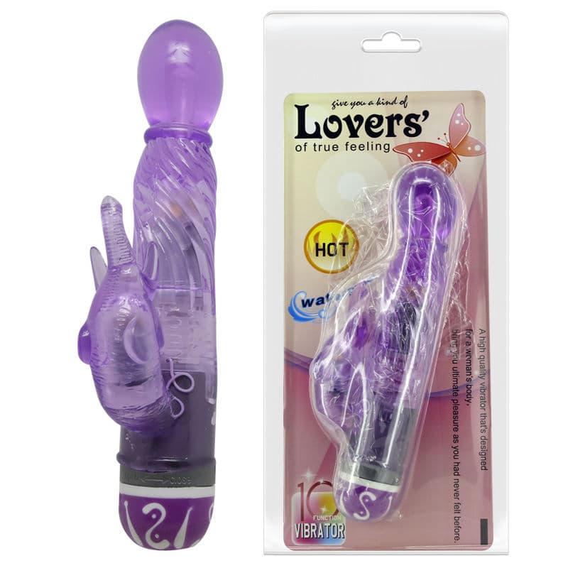 BAILE - MULTIVE SPEED VIBRATOR WITH LILAC STIMULATOR 3
