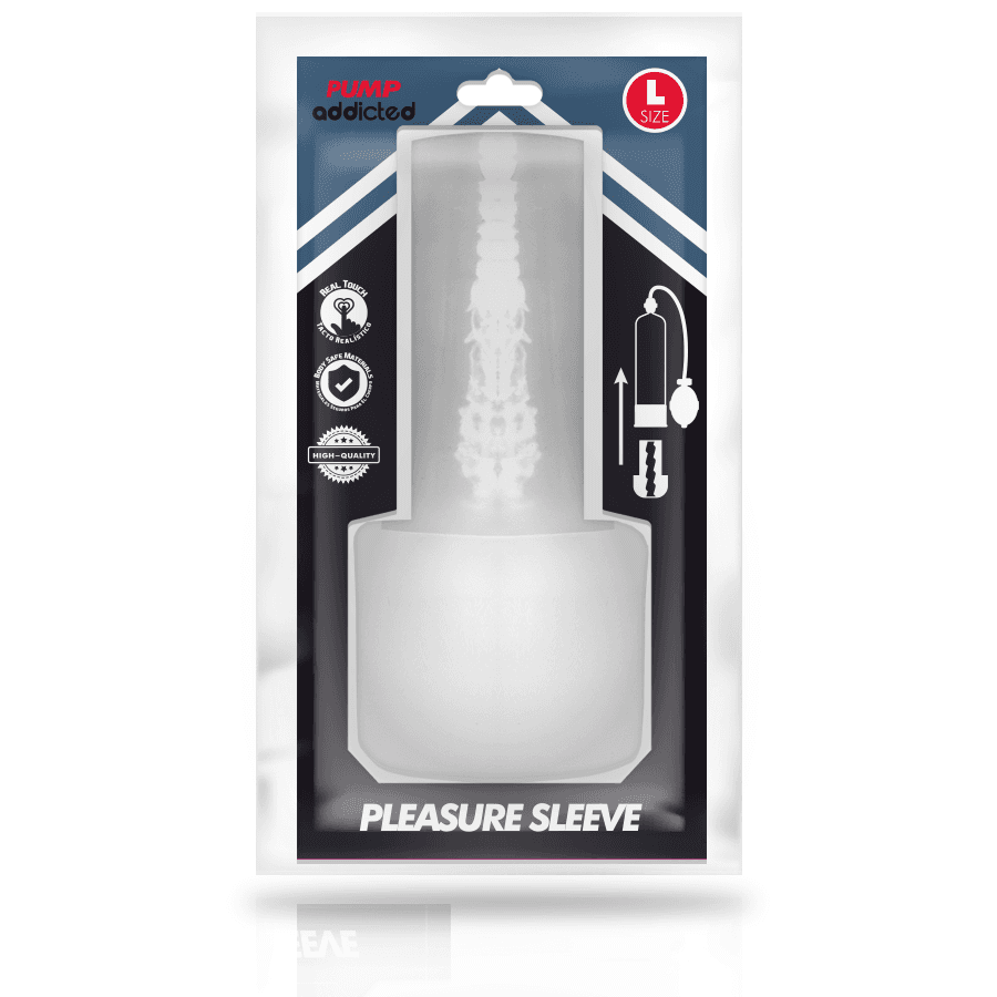 PUMP ADDICTED - PLEASURE SLEEVE MASTUBADOR SIZE L 3