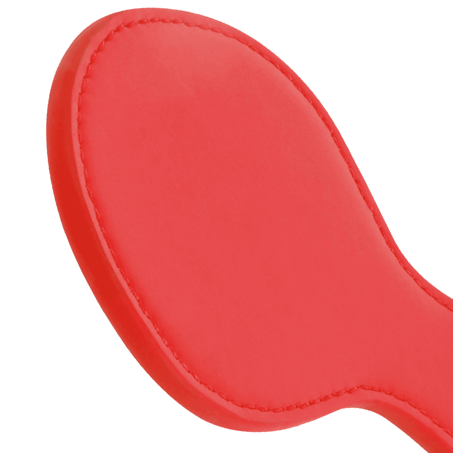 DARKNESS - RED ROUNDED FETISH PADDLE 4