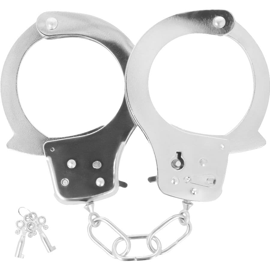 DARKNESS - METAL ANKLE HANDCUFFS WITH KEYS 5