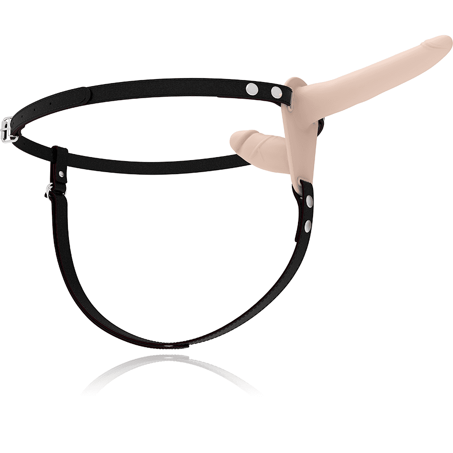 FETISH SUBMISSIVE HARNESS - DOUBLE PENETRATION FLESH UP VIBRATOR 3