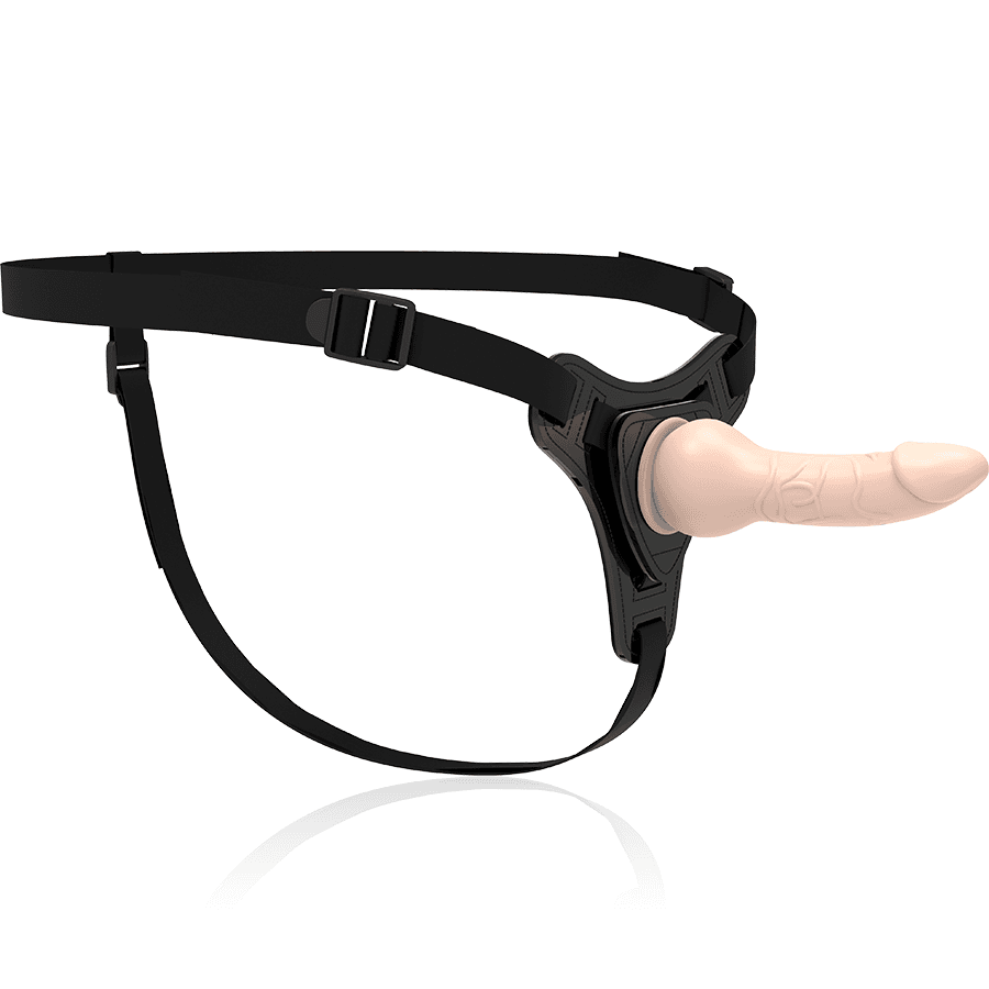FETISH SUBMISSIVE HARNESS - FLESH REALISTIC SILICONE 16 CM 4