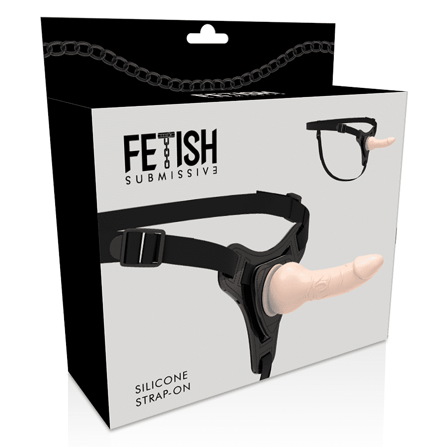 FETISH SUBMISSIVE HARNESS - FLESH REALISTIC SILICONE 16 CM 5