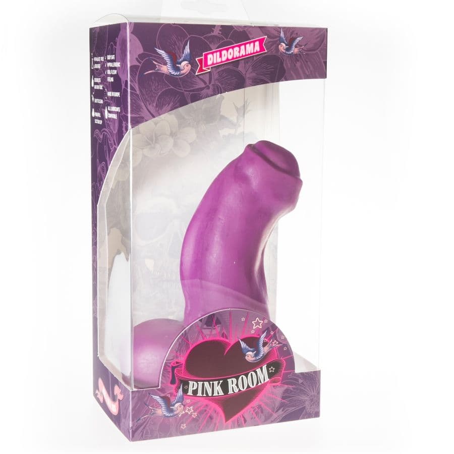PINK ROOM - NESTOR REALISTIC DILDO PURPLE 16.5 CM 2