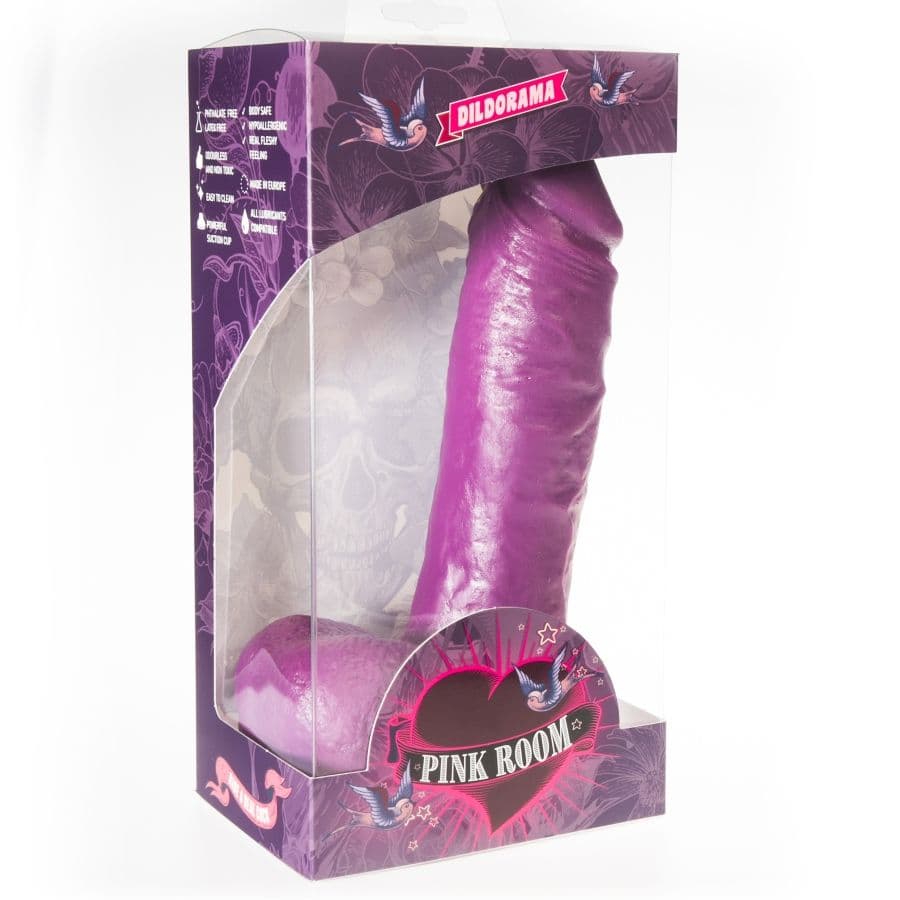 PINK ROOM - ANTON REALISTIC DILDO PURPLE 21.5 CM 2