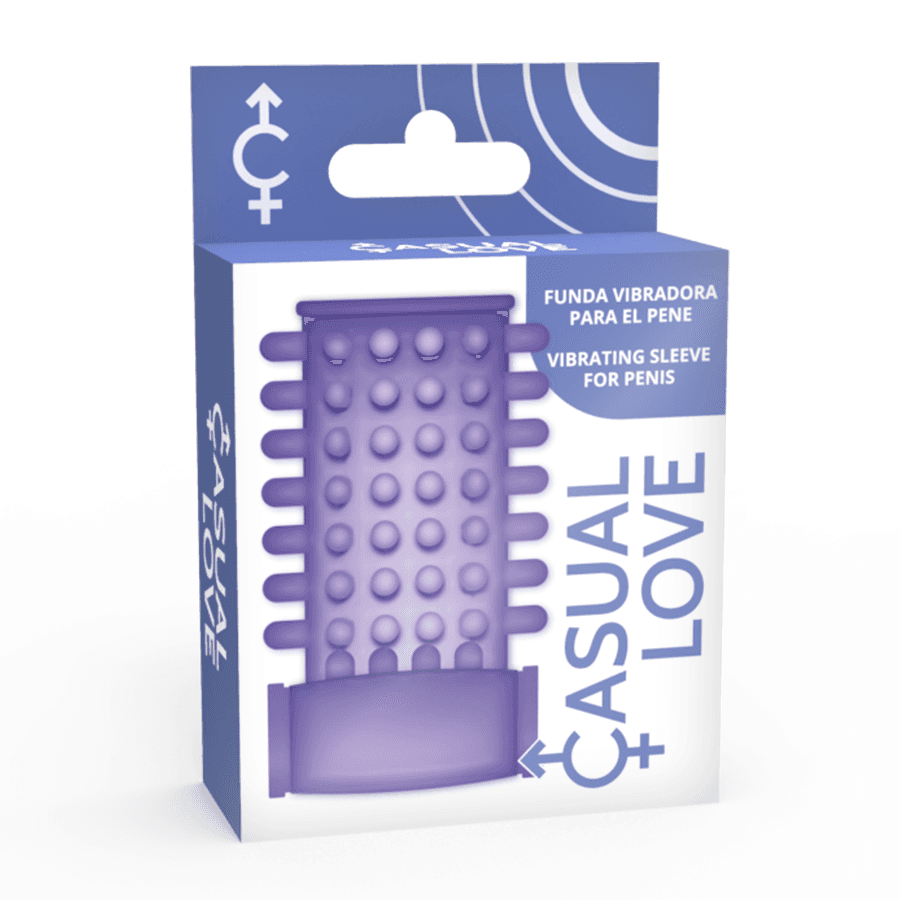 CASUAL LOVE - RING VIBRATING SLEEVE PURPLE 5